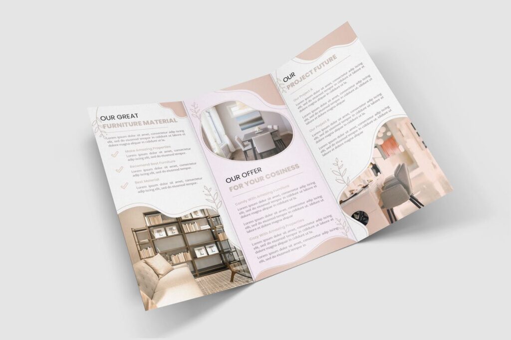 Mẫu thiết kế brochure nội thất - S'Pencil Agency 1