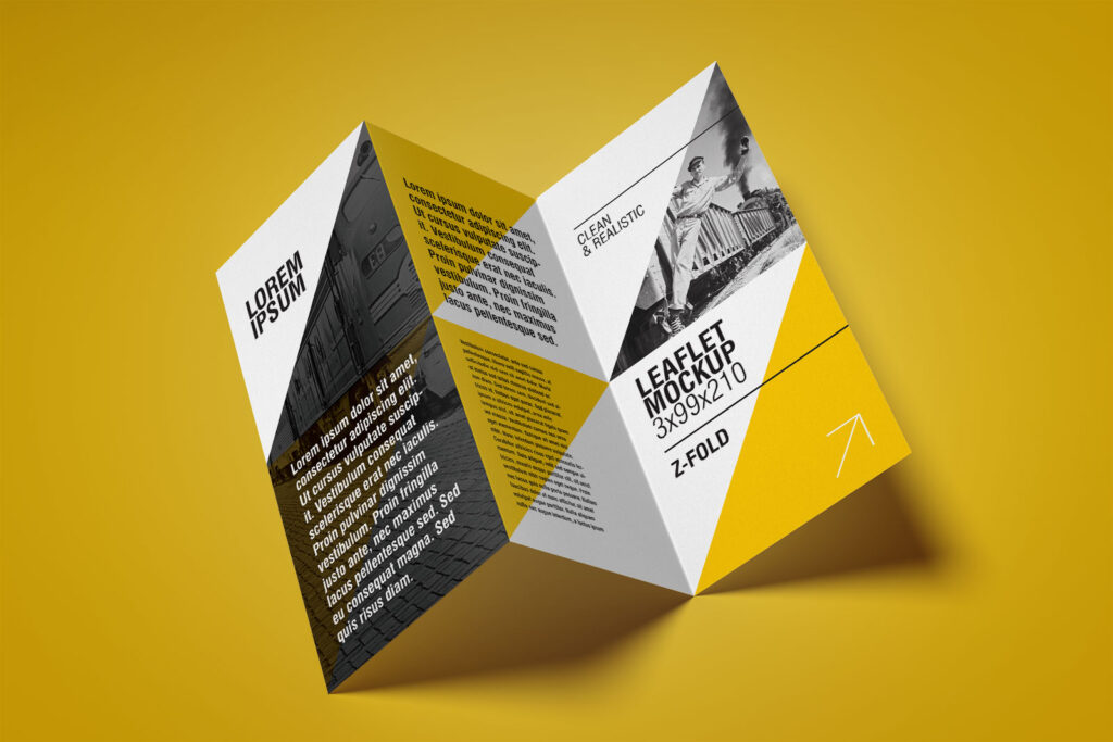 brochure z fold - S'Pencil Agency