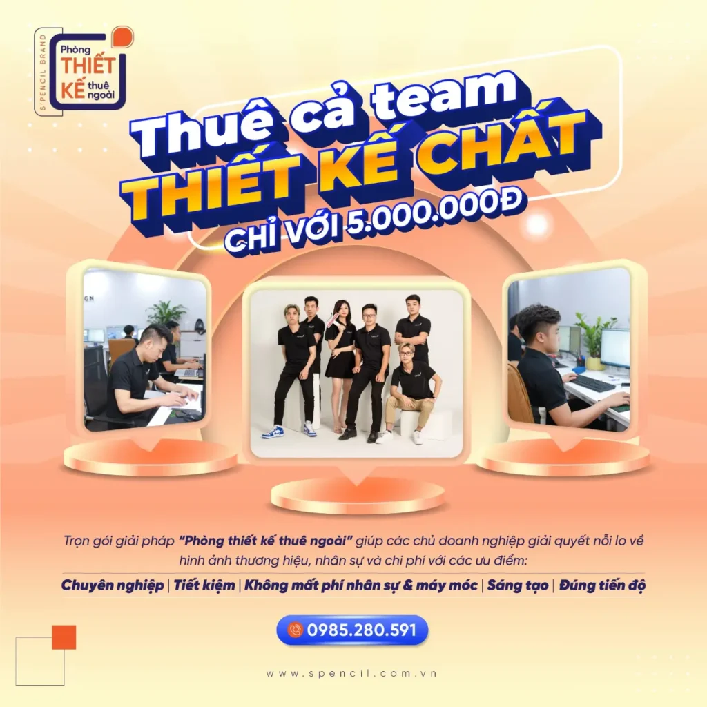 Phòng thiết kế thuê ngoài - S'Pencil Agency 1